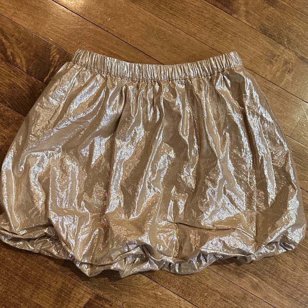 Crewcuts gold bubble skirt, size 6/7